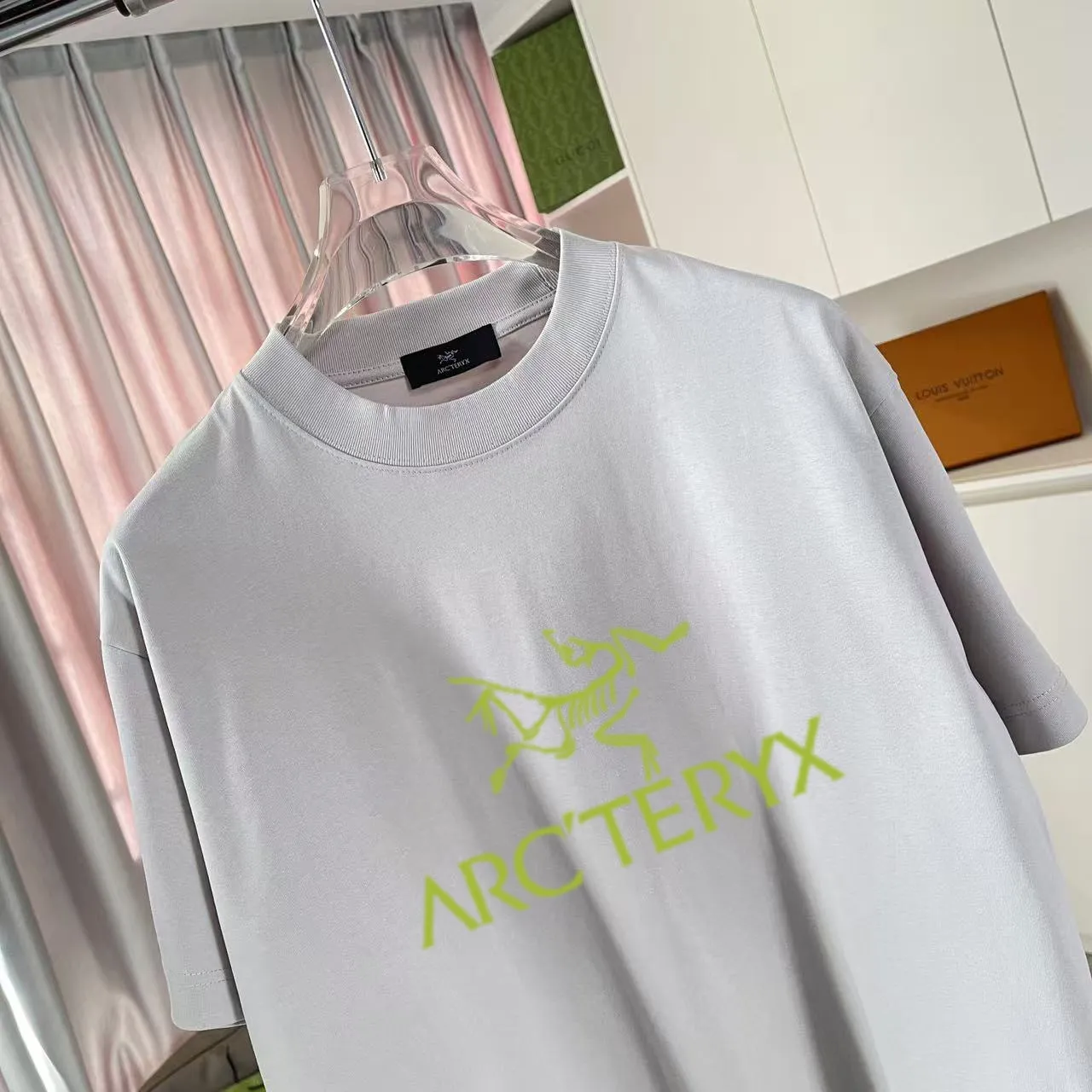ARC'TERYX* 2025 New Arrival logo t g Same Style Size：S M L XL XXL ：Black White Red Gray